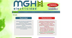 Desktop Screenshot of mghelectricidad.com